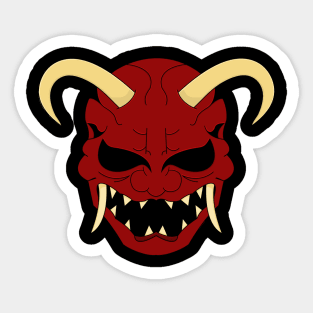 Demon Head Sticker